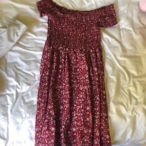 Off the shoulder summer dress